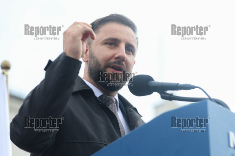 Sławomir Mentzen w Oświęcimiu