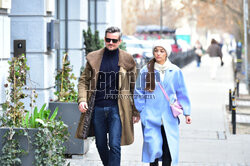 Agnieszka Wiedłocha i Antoni Pawlicki  przed studiem DDTVN