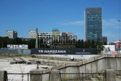  Podczas prac remontowych w centrum Warszawy odkryto fragmenty zabudowy dawnej ulicy Złotej .