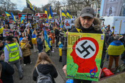 Londyńska demonstracja przeciwko wojnie w Ukrainie