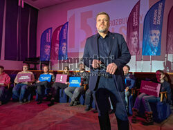 Adrian Zandberg w Łodzi