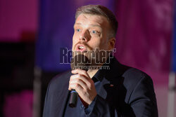 Adrian Zandberg w Łodzi