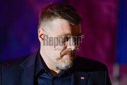 Adrian Zandberg w Łodzi