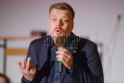 Adrian Zandberg w Łodzi