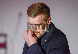 Adrian Zandberg w Łodzi
