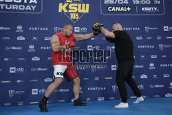 Media Trening Show przed XTB KSW 105