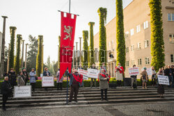 Protest przeciwko Nergalowi we Wrocławiu
