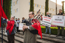 Protest przeciwko Nergalowi we Wrocławiu