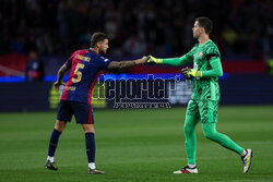 Półfinal UEFA Ligi Mistrzow 2024/2025  FC Barcelona - Inter Mediolan