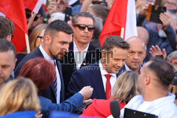 Wiec Rafała Trzaskowskiego we Wrocławiu