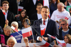 Wiec Rafała Trzaskowskiego we Wrocławiu