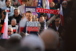 Wiec Rafała Trzaskowskiego we Wrocławiu