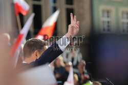 Wiec Rafała Trzaskowskiego we Wrocławiu