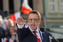 Wiec Rafała Trzaskowskiego we Wrocławiu