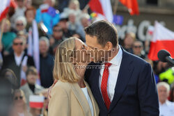 Wiec Rafała Trzaskowskiego we Wrocławiu