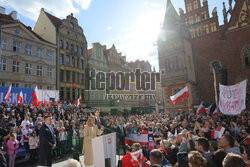 Wiec Rafała Trzaskowskiego we Wrocławiu