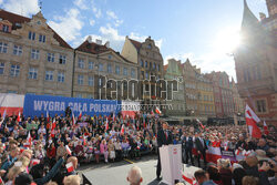Wiec Rafała Trzaskowskiego we Wrocławiu