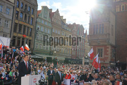 Wiec Rafała Trzaskowskiego we Wrocławiu