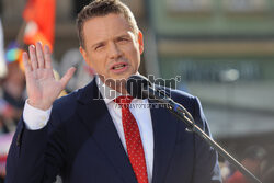 Wiec Rafała Trzaskowskiego we Wrocławiu