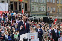 Wiec Rafała Trzaskowskiego we Wrocławiu
