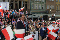 Wiec Rafała Trzaskowskiego we Wrocławiu