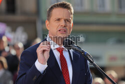 Wiec Rafała Trzaskowskiego we Wrocławiu