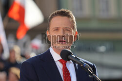 Wiec Rafała Trzaskowskiego we Wrocławiu