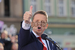 Wiec Rafała Trzaskowskiego we Wrocławiu