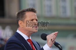 Wiec Rafała Trzaskowskiego we Wrocławiu