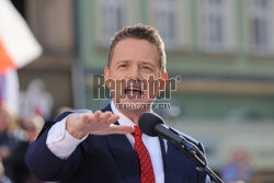 Wiec Rafała Trzaskowskiego we Wrocławiu