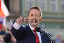 Wiec Rafała Trzaskowskiego we Wrocławiu