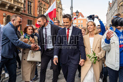Wiec Rafała Trzaskowskiego we Wrocławiu