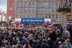 Wiec Rafała Trzaskowskiego we Wrocławiu