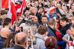 Wiec Rafała Trzaskowskiego we Wrocławiu