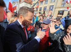 Wiec Rafała Trzaskowskiego we Wrocławiu