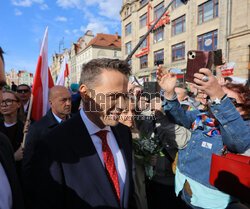 Wiec Rafała Trzaskowskiego we Wrocławiu