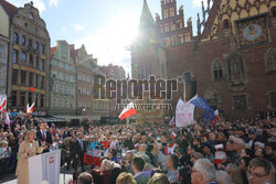 Wiec Rafała Trzaskowskiego we Wrocławiu