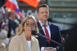 Wiec Rafała Trzaskowskiego we Wrocławiu