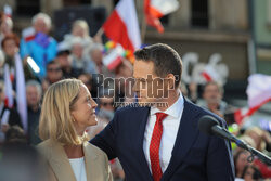 Wiec Rafała Trzaskowskiego we Wrocławiu