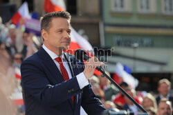 Wiec Rafała Trzaskowskiego we Wrocławiu