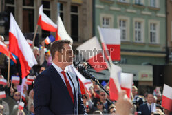 Wiec Rafała Trzaskowskiego we Wrocławiu