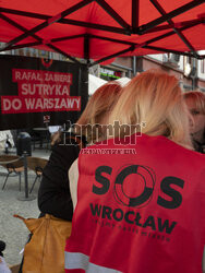 Wiec Rafała Trzaskowskiego we Wrocławiu