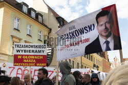 Wiec Rafała Trzaskowskiego we Wrocławiu
