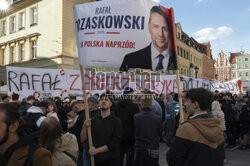 Wiec Rafała Trzaskowskiego we Wrocławiu