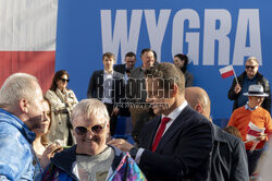 Wiec Rafała Trzaskowskiego we Wrocławiu