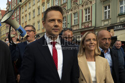 Wiec Rafała Trzaskowskiego we Wrocławiu