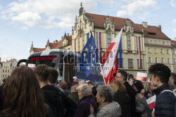 Wiec Rafała Trzaskowskiego we Wrocławiu