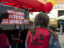 Wiec Rafała Trzaskowskiego we Wrocławiu