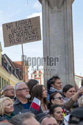 Wiec Rafała Trzaskowskiego we Wrocławiu
