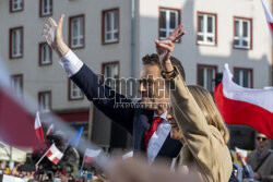 Wiec Rafała Trzaskowskiego we Wrocławiu